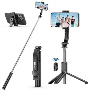 USTINE SelfieShow Selfie Stick,Extendable Selfie Stick Tripod Stand with Wireless Remote for iPhone 16/15/14/13/Galaxy Note 8/S8 /S8 Plus/Google More