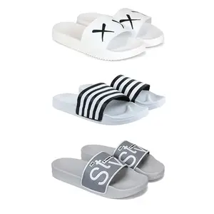 DRACKFOOT Men's Sandals | Lightweight Wear| Stylish & Easy to Wear For Men'S GRT-San-(3-COMBO)-3029-3026-1589-8