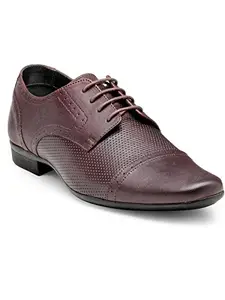 Franco Leone Men's Bordo Leather Formal Shoes - 9 UK/India (43 EU)