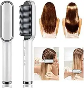 DNSC Hair Straightener Electric Comb Brush For Men, Women, Girls And Hair Straightening, Fast Smoothing Comb