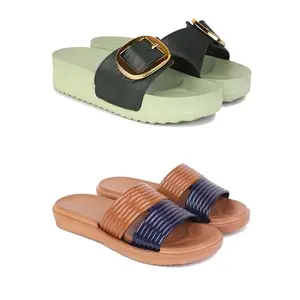 sandal for Women's,slip-ons,quality casaul sandals for Women's GRP-SAN-(2-COMBO)-1997-1981-8-EURO-39