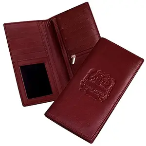 ABYS Leather Business Card Case||Debit Card Holder||Purse||ATM Card Wallet|| Long Wallet with Coin Pocket for Men,Women,Boys & Girls