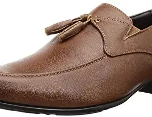 Bata Men's Avenue Brown Formal Shoes (8513822_Light Brown_6 UK)
