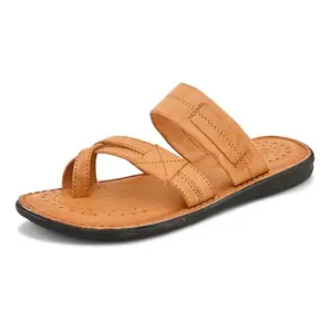 Centrino Men's Slippers | Kolhapuri Style Chappals with Soft Cushioned Footbed | Comfortable & Durable | Traditional Yet Stylish Footwear for Men 9553-3