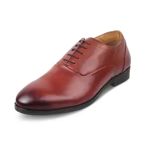 tresmode 221-AFORD TAN Formal Leather LACE-UPS for Mens EU/41, UK/7