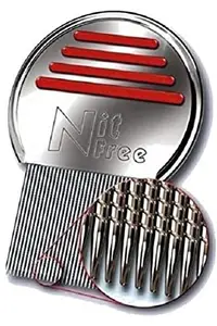 Mavles Beauty Terminator Lice Comb, Professional Stainless Steel Louse | Nit Comb for Head Lice Treatment, Removes Nits for Women & Men | Pack of 1