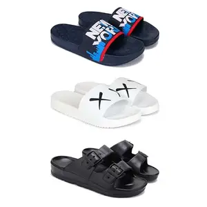 Men's Sandals | Lightweight Wear| Stylish & Easy to Wear For Men's GP-SAN-(3-COMBO)-1587-3029-3115-8