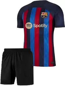 Messi 10 Home Football 2023 Jersey with Shorts (Kids & Boys)(X-Large 42,bar2022bpset)