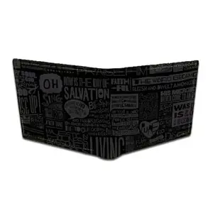 FASHION DUET Genuine Wallets for Men, Black|Canvas Wallet for Men | Mens Wallet with 6 Card Slots | Gift for Valentine Day, Father's Day, Birthday, Raksha Bandhan