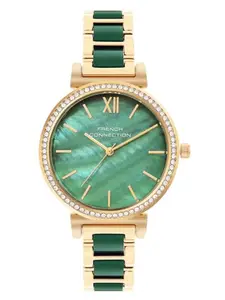 French Connection Analog Green Dial Women's Watch-FCB15NGM