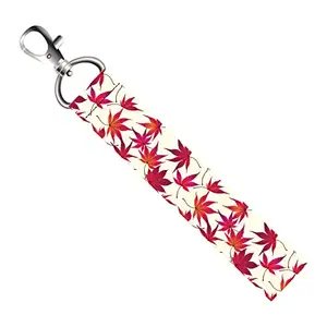 ISEE 360® Maple Leaf Lanyard Bag Tag with Swivel Lobster for Gift Luggage Bags Backpack Laptop Bags Travelers Students Worker L X H 5 X 0.8 INCH