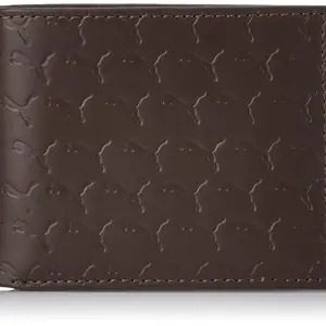 Puma Unisex-Adult AOP Bi-Fold Wallet, Mocha Bisque (5471702)