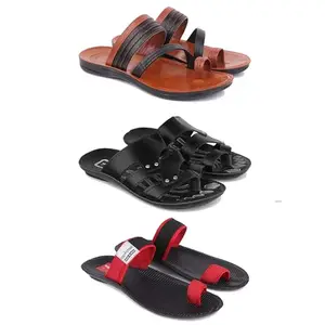 DRACKFOOT Men's Sandals | Lightweight Wear| Stylish & Easy to Wear For Men's GR-SAN-(3-COMBO)-3151-3126-3133-6