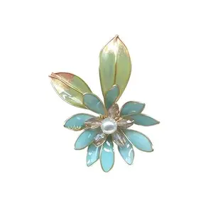 Charmify Blue Ocean Resin Adjustable Rings for Women and Girls