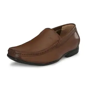 HITZ_R_180 Men's Tan Formal Slip On Shoes