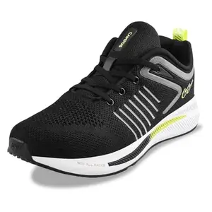 Campus Men's Camp-Vantage BLK/F.GRN Running Shoes - 9UK/India 22G-964