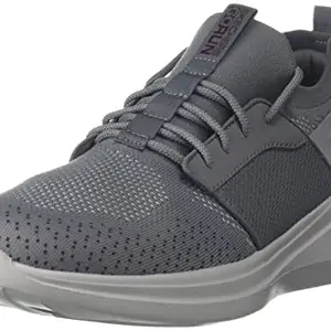 Skechers Mens GO Run Fast GYBU Running Shoe - 8 UK (220005) Gray/Burgundy