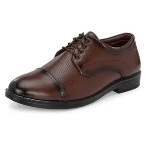 Centrino Formal Shoe for Men | Soft Cushioned Insole for All-Day Comfort | Stylish & Elegant Design | Perfect for Office, Business Casual & Formal Attire 6459-2_Brown_9