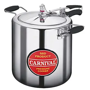 Carnival aluminium regular model pressure cooker 22ltr (inner lid) pure virgin aluminium price in India.