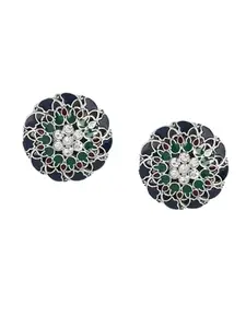 ShobhaChar Jewellery for women Earings for women Meenakari Earrings antique Earing Set For Women (flower shape)