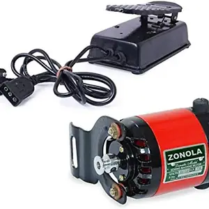 ZONOLA Mini Copper Winding Electric Sewing Machine Motor (Red, Black)