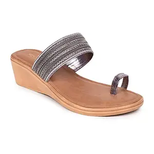 Liberty Women WILLOW-2 GNMETAL Fashion Slipper-4