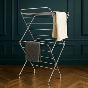 PARASNATH 14 Rod Stainless Steel Drying Rack Extra Large Foldable Cloth Dryer/Clothes Drying Stand - 6 Year Manufacturer Warranty - Made in India