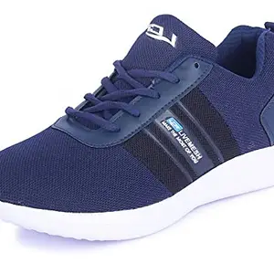 Lancer Mens INDUS-263 Navy Blue Running Shoe - 8 UK (INDUS-263NBL-42)
