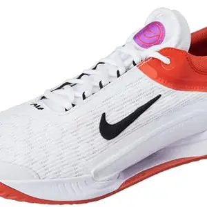 Nike M Zoom Court NXT HC-White/Black-Picante RED-Fuchsia DREAM-DV3276-100-8UK