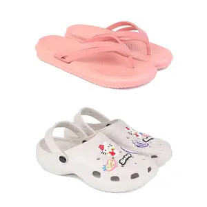 Women's Comfortable Sandal,Casual Lightweight Sandal for Everyday Wear | (COMBO-2)-1975-O10-6-EURO-37