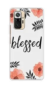 The Little Shop Designer Printed Soft Silicon Back Cover for Redmi Note 10 Pro (Blessed)