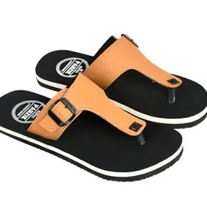 SUPER PANZIK slippers | Soft comfortable and stylish flip flop slippers for Men in exciting colors |Lightweight | Anti Skid | Daily Use Chappal.(Tanadda-5)