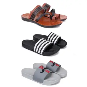 DRACKFOOT Men's Sandals | Lightweight Wear| Stylish & Easy to Wear For Men's GR-SAN-(3-COMBO)-3151-3024-1590-7
