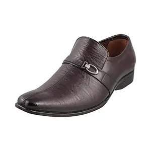 Metro Men's Brown Formal Shoes-7 UK (41 EU) (19-4417)