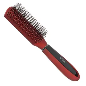 Vega Flat Hair Brush (India's No. 1* Hair Brush Brand) For Men & Women (E9-FB)