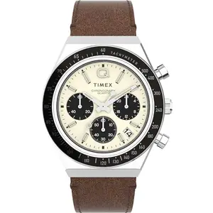 TIMEX Men Cream Analog Dial Watch- TW2V42800U9