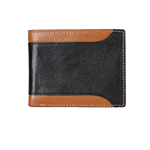 VAND Genuine Leather Wallet for Men I Top Grain Leather (Black)