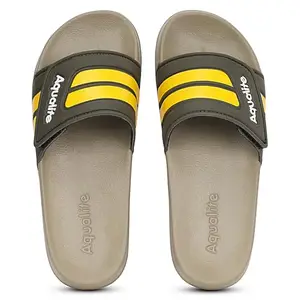 Aqualite Men NEO-262 Slipper, Mouse Yellow, 9 UK/India