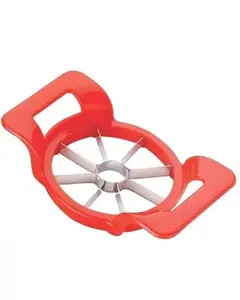 Dhrusha Apple Slicer and Corer Tool, 8 Wedges, Red