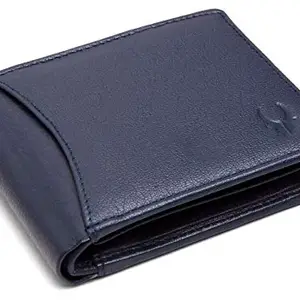 WildHorn Leather Wallet for Men, Blue