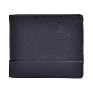 Belwaba Genuine Leather Black Bi-fold Men's Wallet