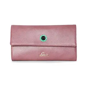 Lavie Halley D Pink Synthetic Women's Wallet (WHFB040022M2)