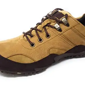Woodland Men's Camel Leather Casual Shoes-7 UK/India (41 EU) -(GC 2656117)