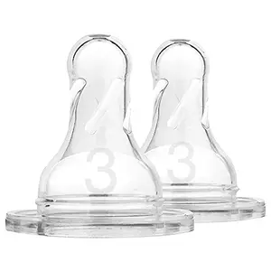 Dr. Brown's Natural Flow Level 3 Standard Neck Nipple (Pack of 6)
