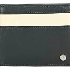 eske Maxime - Slim Bifold Wallet for Men with Coin Pocket - Cosmos Leather Card Holder Wallet - 3 Card Slots, 2 Cash Compartments, Slip Pockets - Compact & Stylish