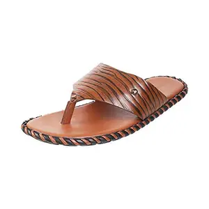 Mochi Men Tan Leather Sandals 7-UK (16-493-23-41)