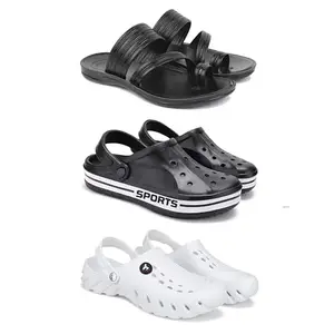 DRACKFOOT Men's Sandals | Lightweight Wear| Stylish & Easy to Wear For Men'S GR-SAN-(COMBO-3)-3152-3068-3145-8