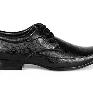 YUVRATO BAXI Men's Formal Wear Black Office Derby Dress Shoes-8 UK