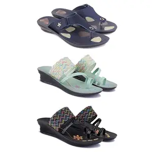 sandal for Women's,slip-ons,quality casaul sandals for Women's GRP-SAN-(3-COMBO)-1973-1954-1952-8