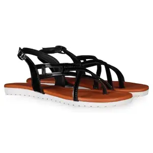 Bata Women's Blair Black Fashion Sandals - 8 UK/India (41 EU)(5616400)